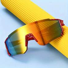 1/2 Pair Outdoor Y2K Beach Children's Sunglasses With Colorful Lenses Cycling Glasses Baby Birthday Gift Suitable For Ages 3-12 - 粉色 - 查看 2