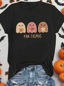 Women T-Shirts - Black - View 1