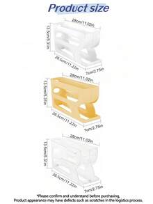 1pc Modern 3-Layer Egg Rack Refrigerator Egg Rack, Slide-Out Egg Holder,Anti-Fall,Refrigerator Egg Container Plastic Storage Bin, Compartment Anti-Coll Egg Storage Box,Space-Saving Refrigerator Side Door Storage Rack, Clear Stackable Egg Storage Box For Home/Kitchen Storage, Suitable For Refrigerator, Drawer And Shelf, Kitchen Organizer And Storage Cabinet, Kitchen Accessories - Multicolor - View 11