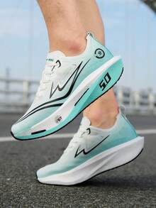 أحذية رياضية للرجال مزودة بلوح كربوني للاستخدام الخارجي، أحذية للجري والتدريب والنصف ماراثون والجري السريع؛ أحذية رياضية للنساء، أحذية للمنافسات الرياضية والميدان والطرق، أحذية جري للنساء مصنوعة من شبكة تنفس مقاومة للتآكل وامتصاص الصدمات ومانعة للانزلاق