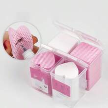 540/300/200 almohadillas quitaesmalte, toallitas para limpiar el gel de uñas, almohadillas para limpiar el pegamento de extensiones de pestañas, paños para limpiar la boca del frasco de pegamento para evitar obstrucciones
