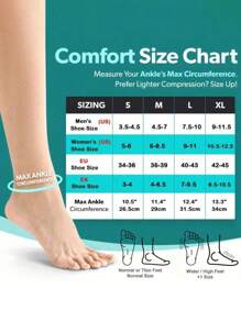 1PC Breathable Ankle Support Belt, Adjustable Compression Ankle Guard, Sports Heel Support, Used For Sports Joint Protection To Prevent Injury And Foot Recovery - Multicolor - View 8