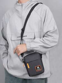 新款男士包袋 - 休闲单肩包、牛津布小背包、男士包、休闲斜挎包 - 彩色 - 查看 5