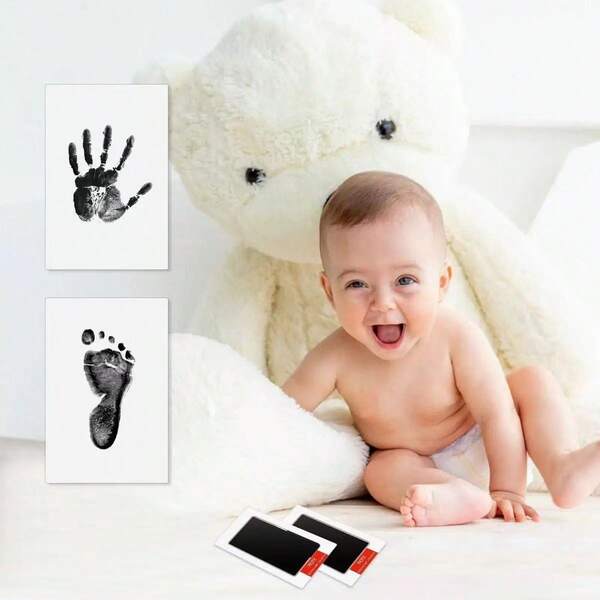 Timeless Impressions DIY Hand & Footprint Kit - Cherish Precious Memories, Perfect For Baby Showers, Easy, Sentimental Gift Idea