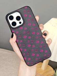 GALLAPLE Pink Floral Phone Case, Botanical Phone Cover, Aesthetic Blossom Design, Durable Protective Case,Compatible With IPhone 16 Promax 16 15 14 13 12 11 X XS XSMAX Plus Pro Case - Grey - View 7