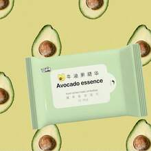 Avocado Extract Makeup Remover Wipes, Slouchy Makeup Remover Cotton Pads With Essence Cleansing Wipes, Disposable Wet Tissues - Multicolor - View 8