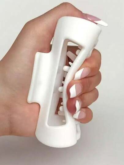 1pc Soft Silicone Hair Clip Heavy-Duty Grip, Non-Slip Grip, Secure Hold For Women/Men - Elegant Black Hairpin/Headband For Everyday, Gym, Formal Events Damage-Free Removal, Modern Hairpin, Rubber Grip Fall Fashion Claw Clips Autumn Hair Accessories Hair Claw Hair Clutch Clips For Hair Winter For Vacation Outfits Woman