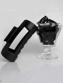 1 件柔软硅胶发夹重型抓握，防滑抓握，稳固固定，适合女士/男士 - 优雅黑色发夹/头带，适合日常、健身房、正式活动，无损取下，现代发夹，橡胶抓握秋季时尚爪夹秋季发饰发夹发夹适用于冬季度假装女士 - 彩色 - 查看 4