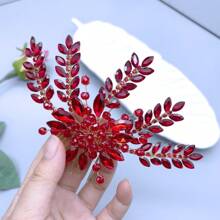 1 Stück Frauen Multi-Farb Strass Haarzubehör, Braut Kopfschmuck, Haarkamm Kopfschmuck für Hochzeit, Verlobung, Ball, Fotoshooting, Silber Hochsteckfrisur Dekoration, geeignet für Hochzeitskleid, Brautkleid Strass Dekoration