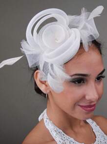 1Pc Fascinators Hats For Women Fancy Tea Party Hats 2024 Elegant 1950s Kentucky Derby Hats Feather Hair Clip For Bride Wedding Party Birdcage Veil Headband 1920s Headpiece For Horse Race Vintage Fedora Beret Hats 50s Outfit Church Hats Black Veil For Funeral 1940s Dresses Victorian Hat Pillbox Hats Lolita Accessories For Women Girl Birthday Mother's Day Halloween Christmas Gift - Multicolor - View 11