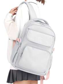 43*13*30cm Cute Children's Backpack, Suitable For Teenage Girls, Elementary, Middle, High School, College Students, Large University Travel Backpack, Girls' Daily Travel Backpack, Fits 15.6 Inch Laptop, Random Old Or New Version - Multicolor - View 18