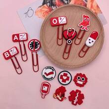 10/20/30pcs Cartoon Medical Paper Clips, Creative Cute Bookmarks ...