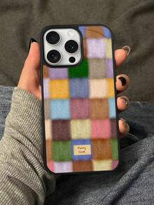 1 pieza Elegante diseño antideslizante y antideslizante 2 en 1 Funda de espejo para teléfono, Funda de teléfono premium compatible con Apple Serie 17, Galaxy Serie S (S24, S23, S25), Apple 11, 12, 13, 14, 15, 16 Pro, 16 Pro Max, 14 Plus, 15 Plus, 16 Plus, 15 Pro Max