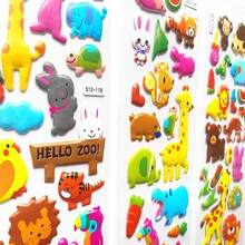 3 szt. "Kolorowy zestaw naklejek ze zwierzętami – świetna zabawa i styl – idealne do estetycznego scrapbookingu, ozdabiania doniczek, prowadzenia dziennika i wyrażania siebie, dekoracja organizera na biurko, kreatywny relaks"