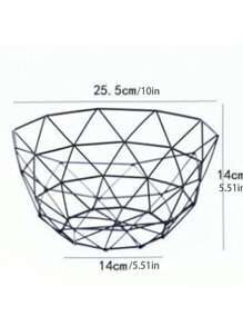 1pc Modern Minimalist Fruit Bowl, Living Room, Kitchen, Household Snack Plate, Tea Table European Style Fruit Basket