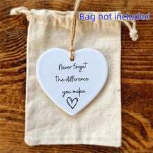 1pc, Thank You Gift , Never Forget The Difference You Make, Midwife Gift , Friend Gift, Hanging Decor, Cool Decor, Party Favors, Weird Stuff, Mini Stuff(Bag Not Included)