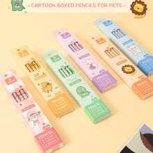 1pc (10 Packs) With Eraser Pencil Cartoon Eraser Pencil Cute Cartoon Pencil For School, Office, Student Gift - Multicolor - View 9