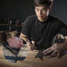 铝合金三角尺，高精度，多功能，加厚设计，兼具装饰性和实用性，木工好帮手，多种颜色可选