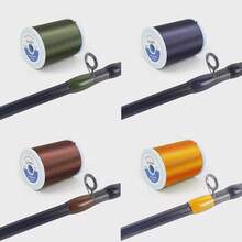 Kit de reparación de caña de pescar, suministros todo en uno para ojales de caña de pescar con kit con guías de acero inoxidable para cañas de spinning/casting - Kit de roscas - Ver 5