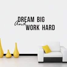 1 pieza Pegatina de pared con gráfico de eslogan, pegatinas, vinilos decorativos para decoración del hogar, artículos de decoración de primavera para refrescar tu hogar, pegatinas de decoración Rama, regalos de cumpleaños y graduación, decoración de pared para la habitación