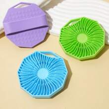 Silicone Body Scrubber, Gentle Exfoliating Brush, Deep Cleansing And Massage Tool, Ergonomic Handle, 10cm 3.94 Inch For Skin Renewal