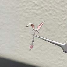 1pc Unique Ear Cuff Demon Stud Rabbit Ear Cartilage Earring