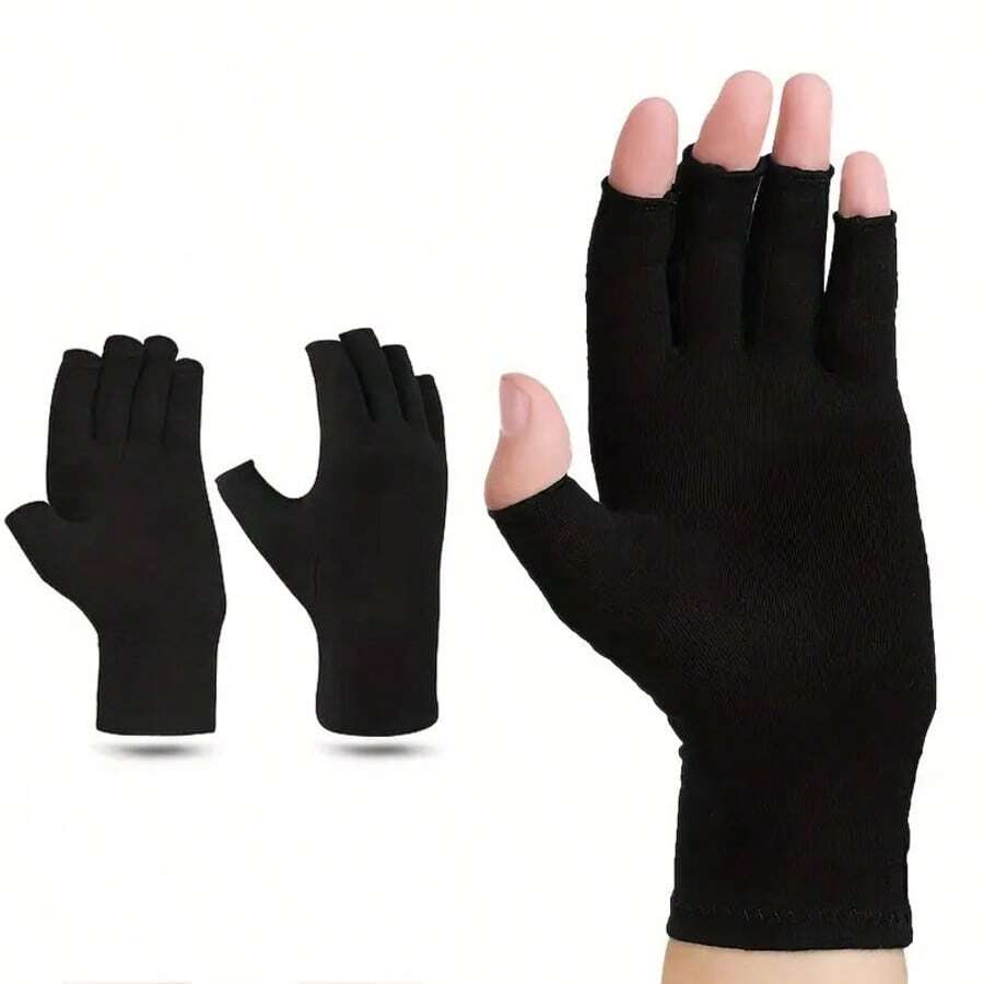1 Pair Anti-Slip Outdoor Sports Motorcycle Cycling Gloves, Suitable For Men And Women Arm Warmers Autumn Fall Fashion - Multicolor - View 1