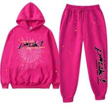 NEW Hip Hop Spider Hoodies Set Y2k Hoodie ,Tracksuit Pullover Sweatshirt And Trousers For Men Or Women Matching Hoodies For Couples Casual Unisex - Pink hoodie - 查看 6