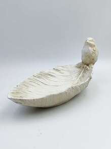 1 件鸟羽毛设计收纳盒，时尚家居装饰，适合室内和室外使用，适用于浴室梳妆台、化妆品、珠宝、水果托盘等最佳礼物 Rama 装饰