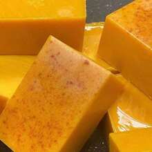 Lemon Turmeric Kojic Soap, Honey Glow Lemon Turmeric Kojic Soap Bar, Organic Turmeric Soap For Face And Body, Skin Care Soap For All Skin Types, Deep Cleansing Moisturizing - 黃色 - 查看 5