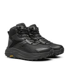 Men's Hiking Boots Wide Toe Box Low Drop Waterproof Outdoor Trekking Camping Shoes For Plantar Fasciitis Bunion Katahdin - 黑色 - 查看 2