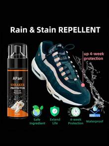 150ml Waterproof & Stain Repellent Spray | Sneaker Protector Spray | Water Repellent Spray For Jackets And Athletic Shoes | Waterproof & Stain Resistant | Essential For Sneaker Care Kit