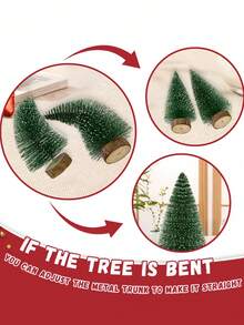 Christmas Tree Decoration Accessories, Suitable For Christmas Decoration, Christmas Party Decoration, Home Decoration, Indoor And Outdoor, Winter Vacation Decoration Products, The Best GiftChDIY Mini Christmas Tree Desktop Decoration, Pine Needle Tree Christmas Decoration, Christmas Dipped White Cedar Small Christmas TreeMini Bow Christmas Tree Decoration, Christmas Gift Box Decoration, Christmas Diy Accessories, Bow Bell Pendant - Multicolor - View 4