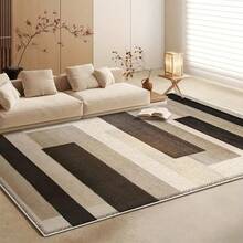 天鹅绒 850g/M² 美式乡村风格深色游戏室书房简约最佳伴侣，浅色抽象地垫让家更有味道大号可机洗防滑薄垫，柔软室内奢华复古做旧垫适用于农舍卧室家庭办公室区域垫 - 多种尺寸可选入口装饰浴室厨房装饰 - 彩色 - 查看 4