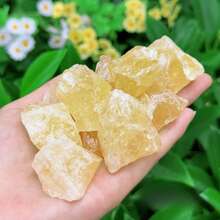 天然黄水晶石 - 大型原始晶体，金黄色至琥珀色色调，适用于珠宝制作、家居装饰、抛光、翻滚、打磨 - 未抛光天然宝石水晶珠，适用于珠宝制作、装饰水晶、半透明宝石、光滑纹理宝石 - 黃色 - 查看 7
