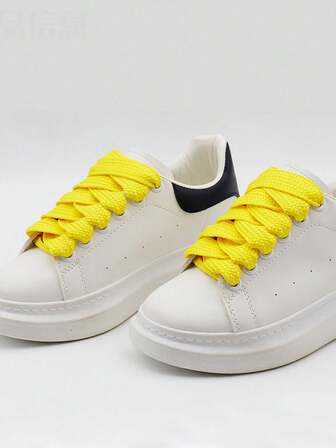 2 件 120 厘米长 1.5 厘米宽扁平鞋带，休闲运动鞋鞋带，男女通用