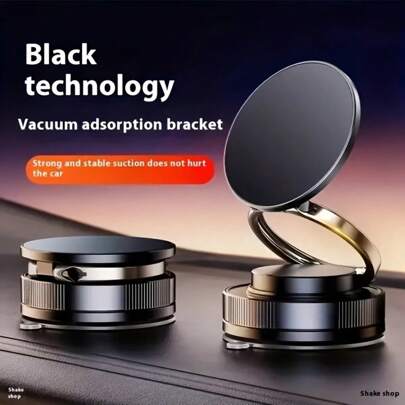 磁性手机支架，真空吸盘式车载手机支架，可折叠桌面支架，懒散支架