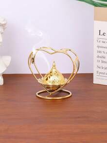 1 Piece/1 Set Of Nordic Metal Incense Burner And Aroma Diffuser. Rose Gold And Luxurious Incense Burner, Suitable For Weddings And Romantic Dinners, Home Decoration, Bedroom, Living Room (As A Centerpiece), Office, Yoga Place And Party To Create An Elegant Atmosphere. It Can Also Be Used For Tea Ceremony Decoration,
