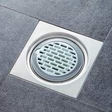 1 miếng thoát sàn nhà tắm, lõi chống mùi, chống côn trùng nhà vệ sinh đa năng, nắp đậy kín chống mùi hôi chống tràn ngược cho đường ống thoát nước thải - Nhiều màu - Xem 2