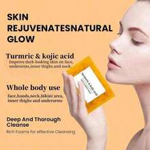 Turmeric Soap,Deep CleansingSoap,Moisturizing Soap For Face &Body,Body Wash & Soap For Women& Men Jabon Curcuma Body CareComfort Skin Care Skin Care Glow Recipe Skincare Skin Care Products Skin Care Sets - 黃色 - 查看 5