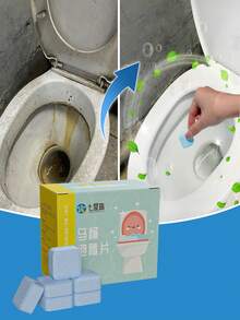 Toilet Cleaning Tablets - Effervescent Descaler, Deep Cleaning For Toilet & Bathroom, Deodorizer Cleaner, Cleaning Tool Toilet Cleaner Effervescent Tablets