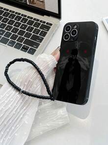 1 个黑色 TPU 深色动漫元素图案防震全覆盖手机壳和 1 个黑色串珠腕带，兼容 /Android/OPPO 手机，例如 16 Pro Max、Galaxy A51 4G、Galaxy A52、Galaxy S23 Ultra、Galaxy A13 4G、Galaxy S22 Ultra、OPPO A54、Galaxy A54、Galaxy A04E、Galaxy A34、Galaxy S25 Ultra 5G、Redmi Note 13、Galaxy A14、Galaxy A32 4G - 彩色 - 查看 4