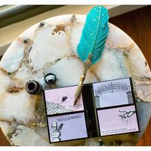 Edgar Allan Poe Sticky Notes 3.25 By 4.25 Booklet With Gothic Themed SelfSticking Individual Notes Inside - Midnight+Black - View 4