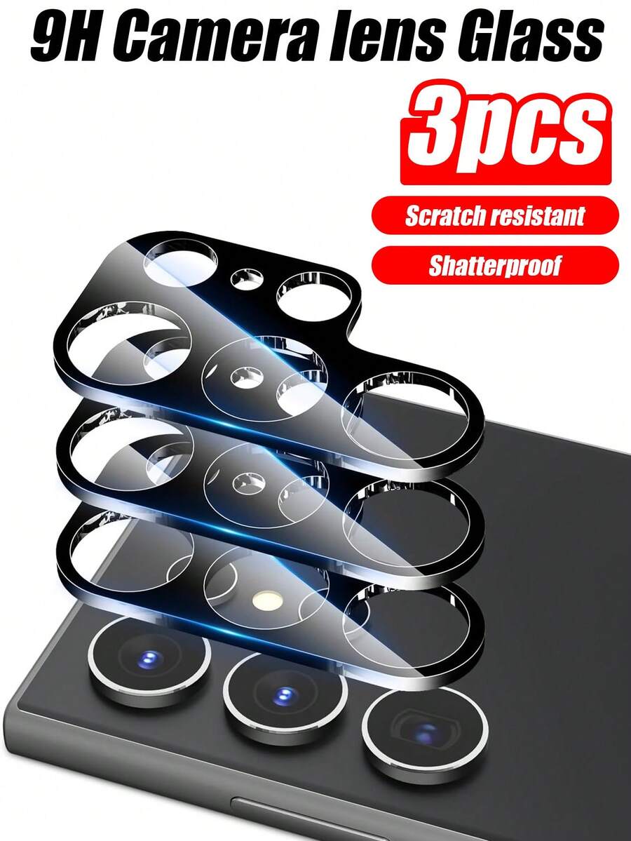 3 件相机镜头保护膜，丝网镜头保护膜，高清，防摔，防刮，兼容 Galaxy S20 FE/Galaxy S21 FE/Galaxy S23 FE/Galaxy S24 FE/Galaxy A02/A02S/Galaxy A03/A03S/Galaxy A04/A04s/Galaxy A05/Galaxy A15/Galaxy A23/Galaxy A24/Galaxy A25/Galaxy A31/Galaxy A34/Galaxy A35/Galaxy A50/Galaxy A50s/Galaxy A54/Galaxy A55/Galaxy A72/Galaxy S21/S22/S23/S24 Ultra/S25 Ultra/Galaxy Z Fold7/Galaxy Z Flip7 适用于日常防护、办公、家用镜头保护膜手机相机盖防水防震防摔防刮 - 黑色 - 查看 1