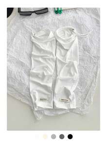 1 双女士轻质冰丝防紫外线防晒袖套宽松长款手套，适合夏季驾驶 - 純色冰袖 - 查看 27