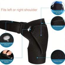 Adjustable Men's And Women's Shoulder Support And Back Support Provide Comfortable And Effective Sports Care Single Shoulder Support - màu đen - Xem 4