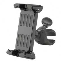 Soporte de tableta para bicicleta Xnyocn, soporte para manillar de cinta de correr de gimnasio interior para iPad Pro 12.9 Air   tablet de 4-13 pulgadas - para 4 a 14 pulgadas - Ver 3