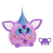 Hasbro Furby Cotton Candy, 15 Fashion Accessories, Interactive Plush Toys For 6 Year Old Girls & Boys & Up, Voice Activated Animatronic, Pink & Blue