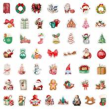 50PCS Christmas Stickers Vinyl Stickers Scrapbook, Journaling, Laptop, Bumper, Skateboard, Water Bottles, Computer, Phone, Cartoon, Hard Hat, Car Stickers - Multicolor - View 3