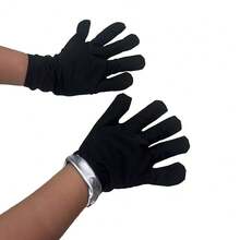 1 件桑拿足部排汗手套，PU 运动排汗足部桑拿保温保湿光滑涂层排汗手套，适合家庭使用 - 銀色 - 查看 3